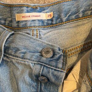 Levi's Wedgie Straight Light Wash Jeans